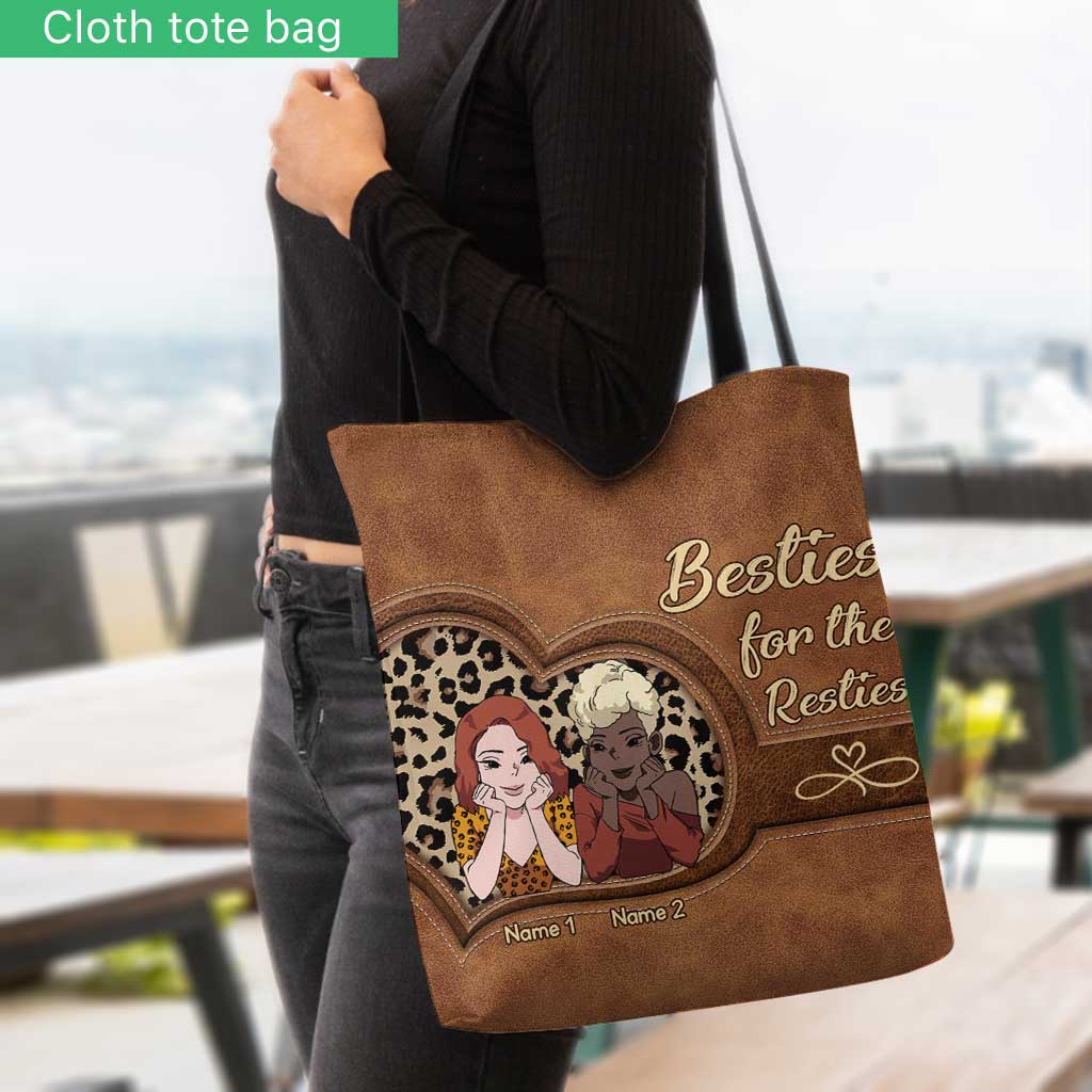 Besties For The Resties - Personalized Tote Bag