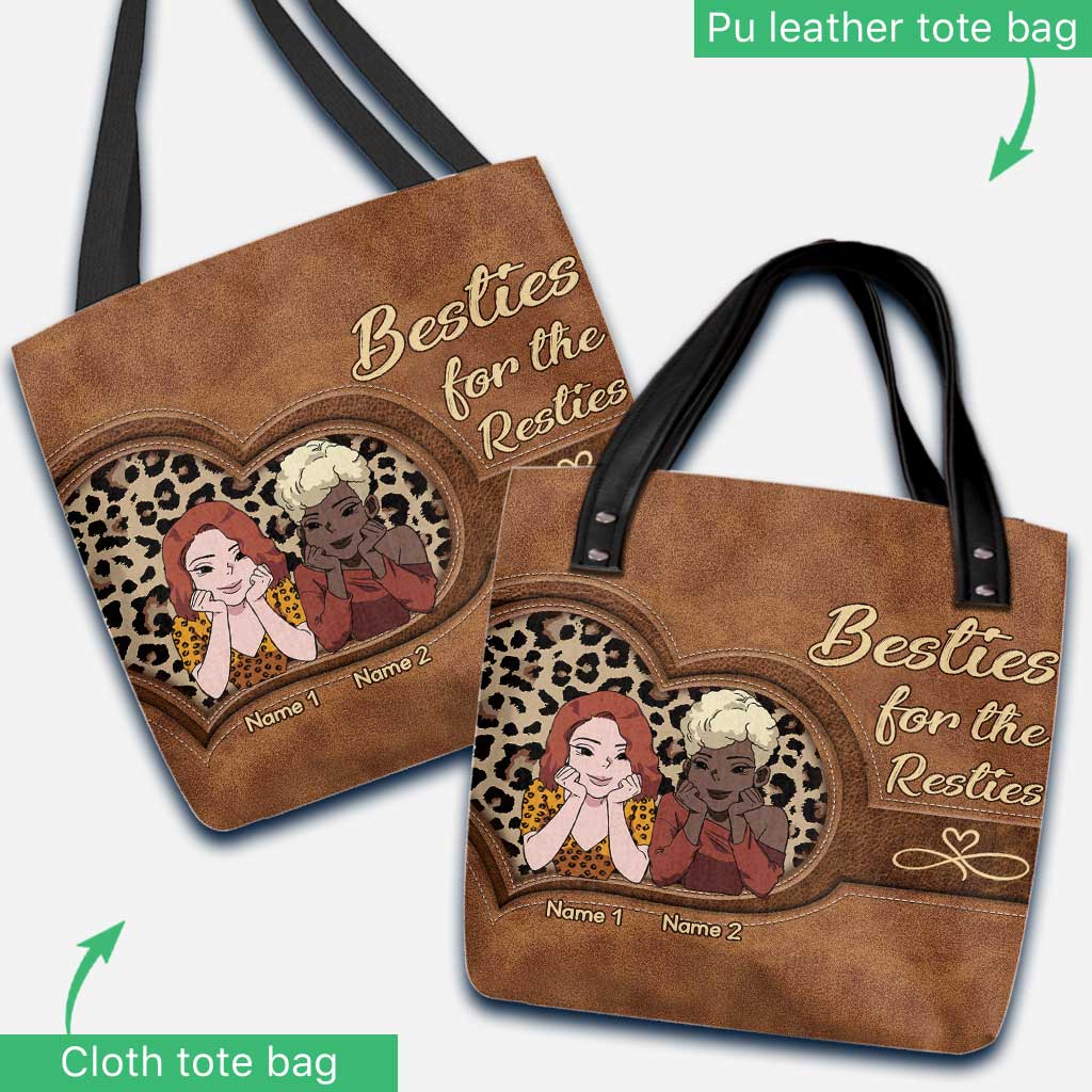 Besties For The Resties - Personalized Tote Bag
