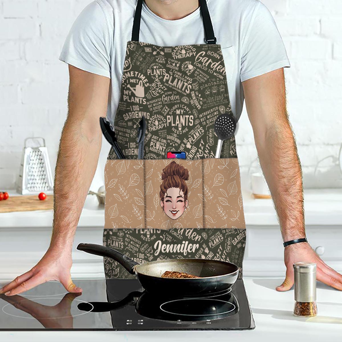 I Did Gardening Since Birth - Personalized Gardening Apron