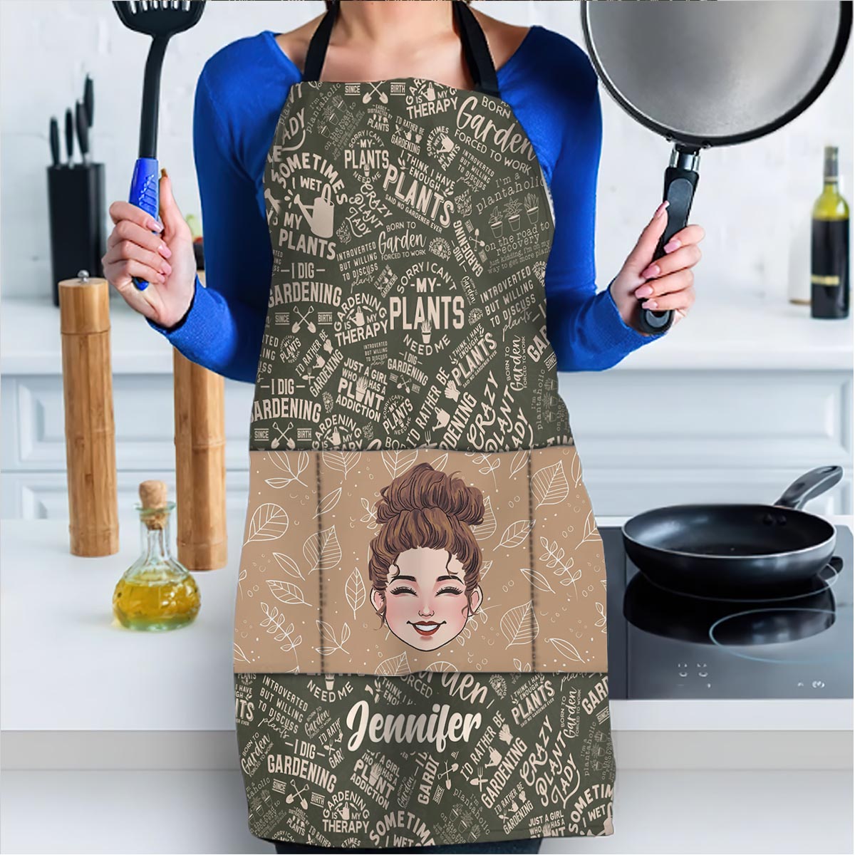 I Did Gardening Since Birth - Personalized Gardening Apron