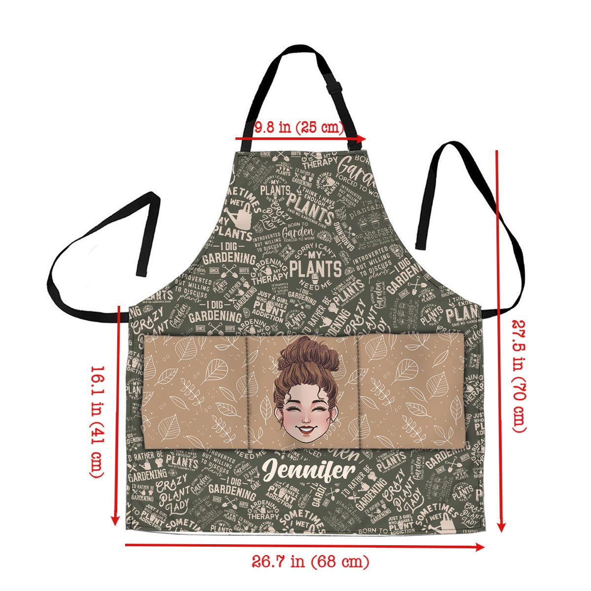 I Did Gardening Since Birth - Personalized Gardening Apron