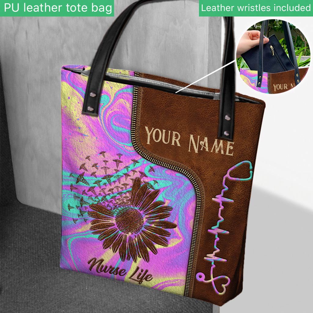 Nurse Life Personalized Tote Bag