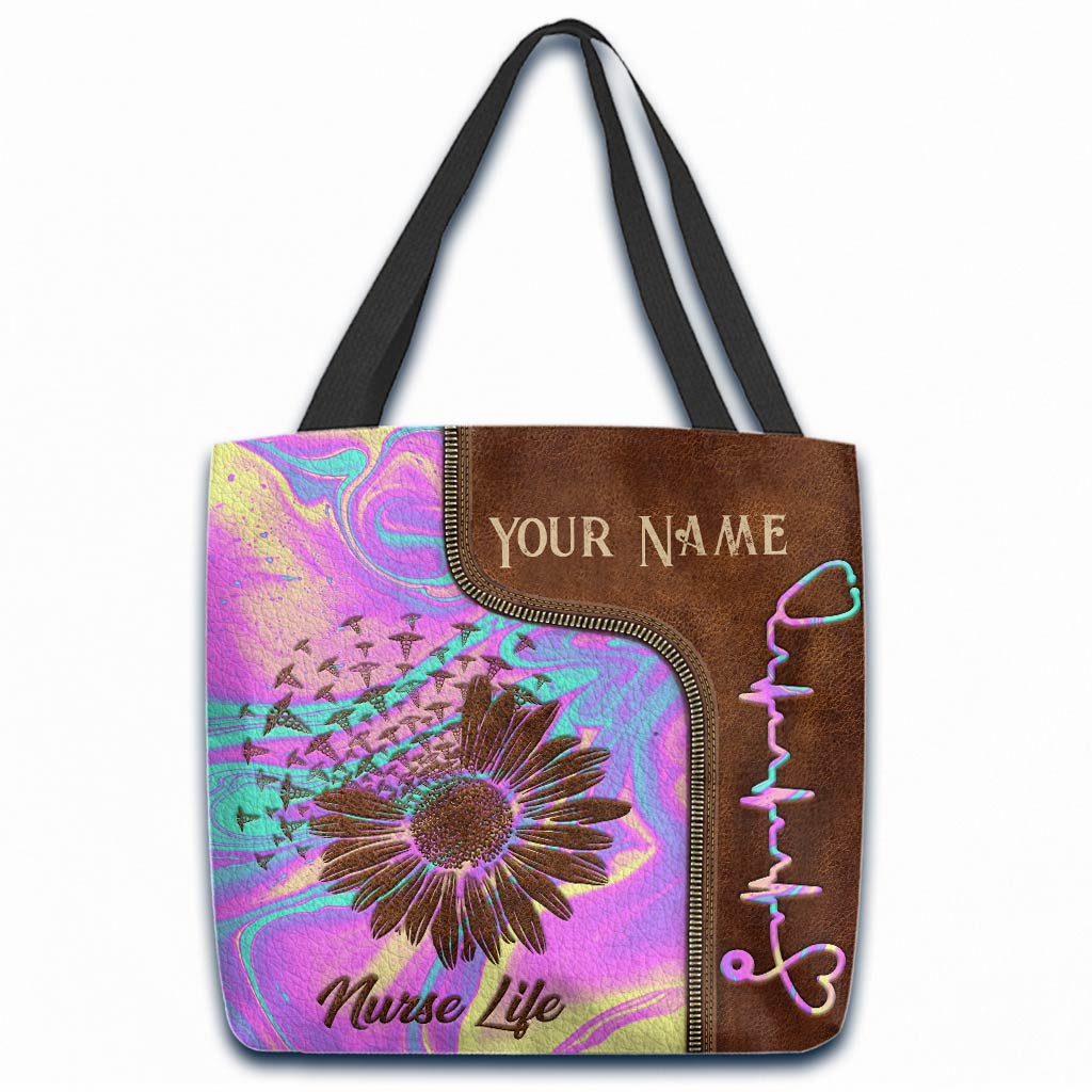 Nurse Life Personalized Tote Bag