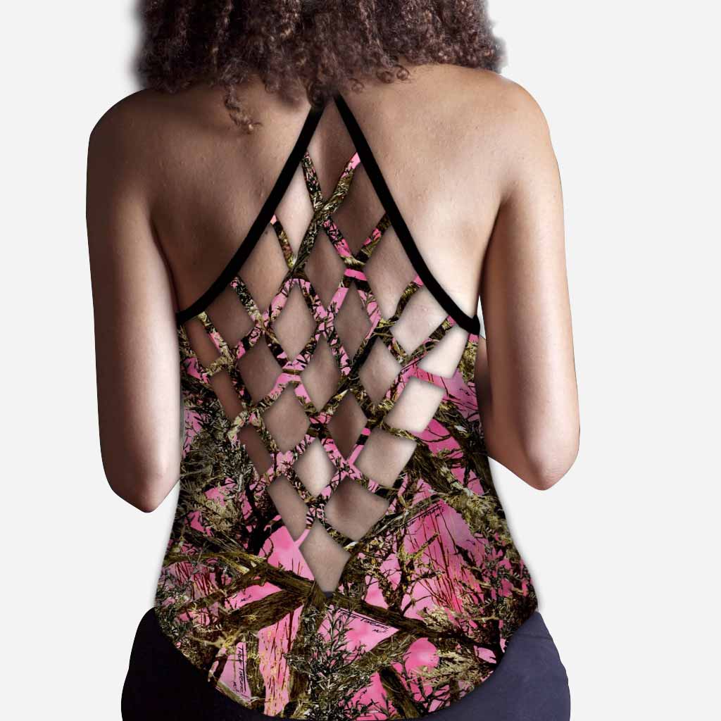 Country Girl - Hunting Personalized Cross Tank Top