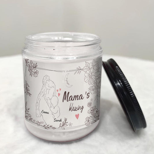 Mama's Blessing - Personalized Mother's Day Mother Candle