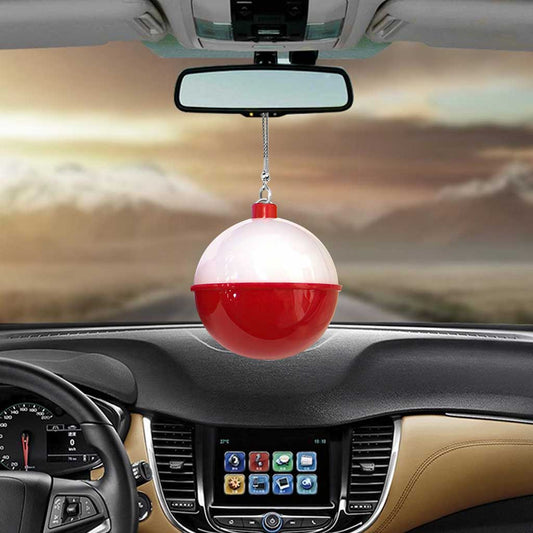 Fishing Bobber Car Ornament (Printed On Both Sides)