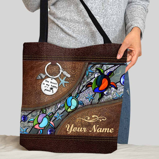 Sea Waves - Sea Lover Personalized Tote Bag