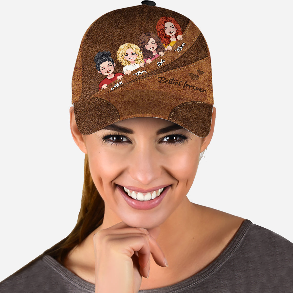 Besties Forever - Personalized Bestie Classic Cap