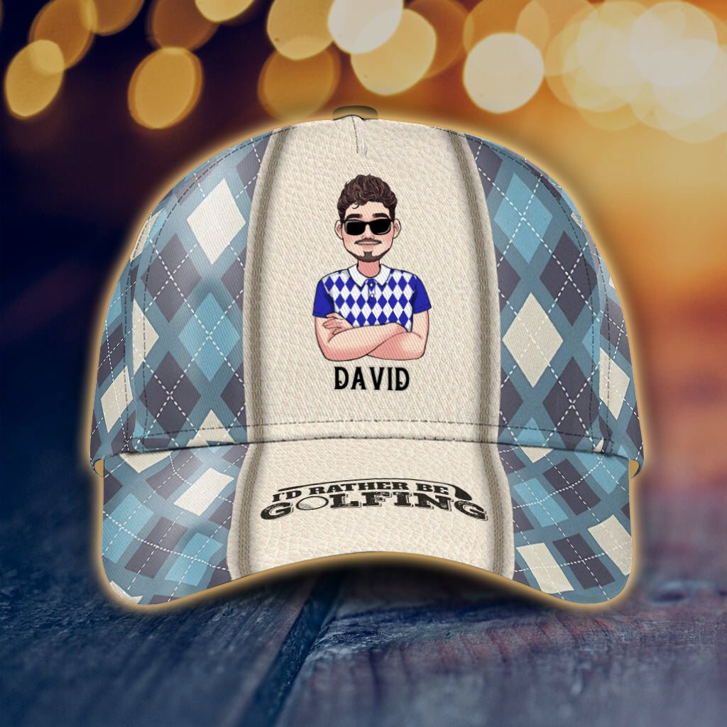 I'd Rather Be Golfing - Personalized Golf Classic Cap