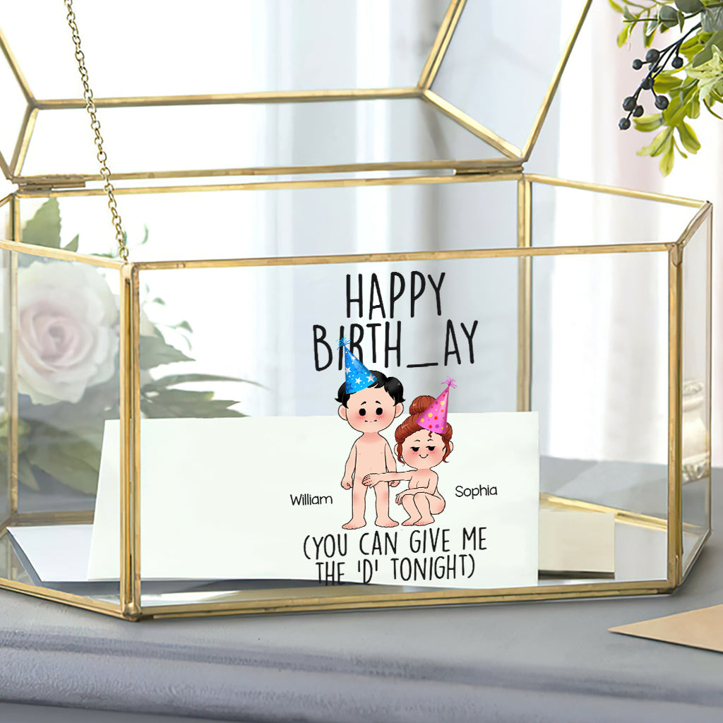 Happy Birth_ay - Personalized Couple Decal Full