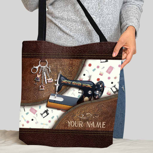 Love Sewing Personalized Tote Bag