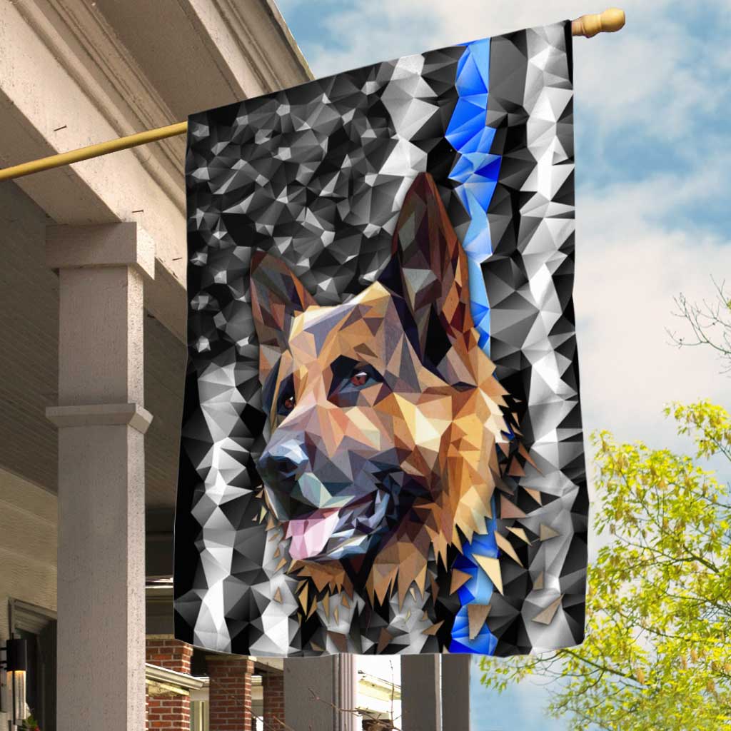 Supporting The Paws - Police Officer House Flag