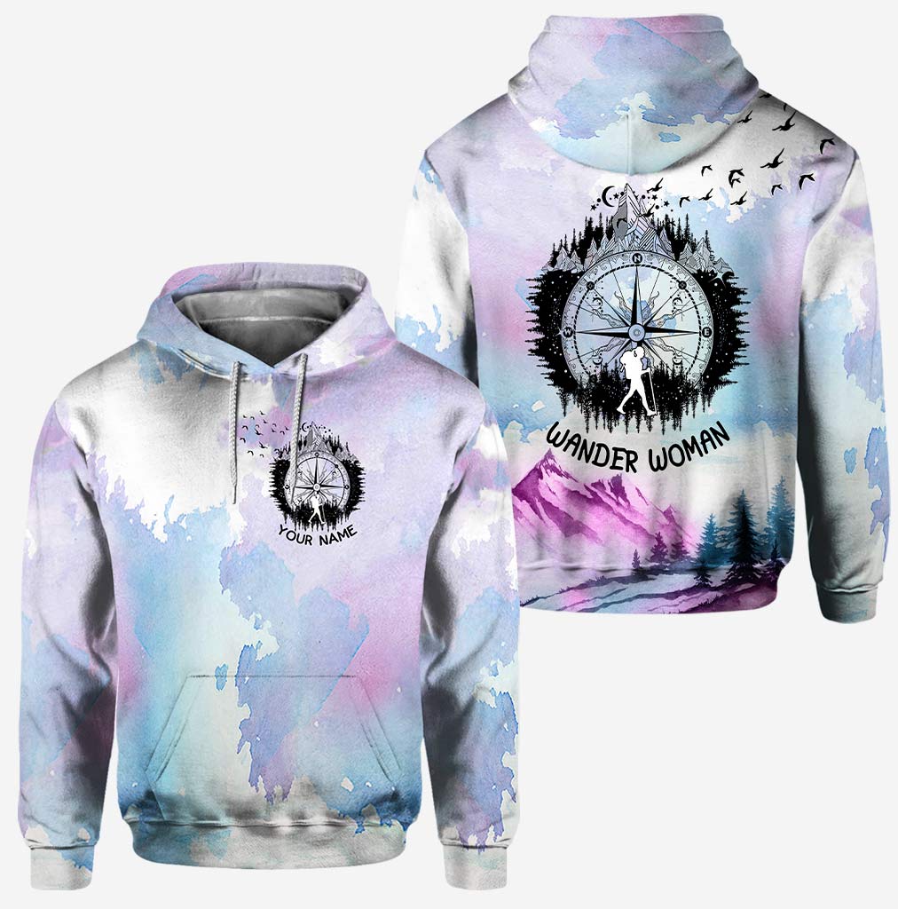 Wander Woman - Personalized Hiking Hoodie and Leggings