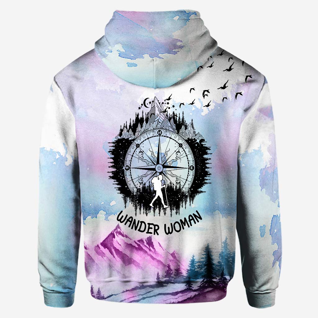 Wander Woman - Personalized Hiking Hoodie and Leggings