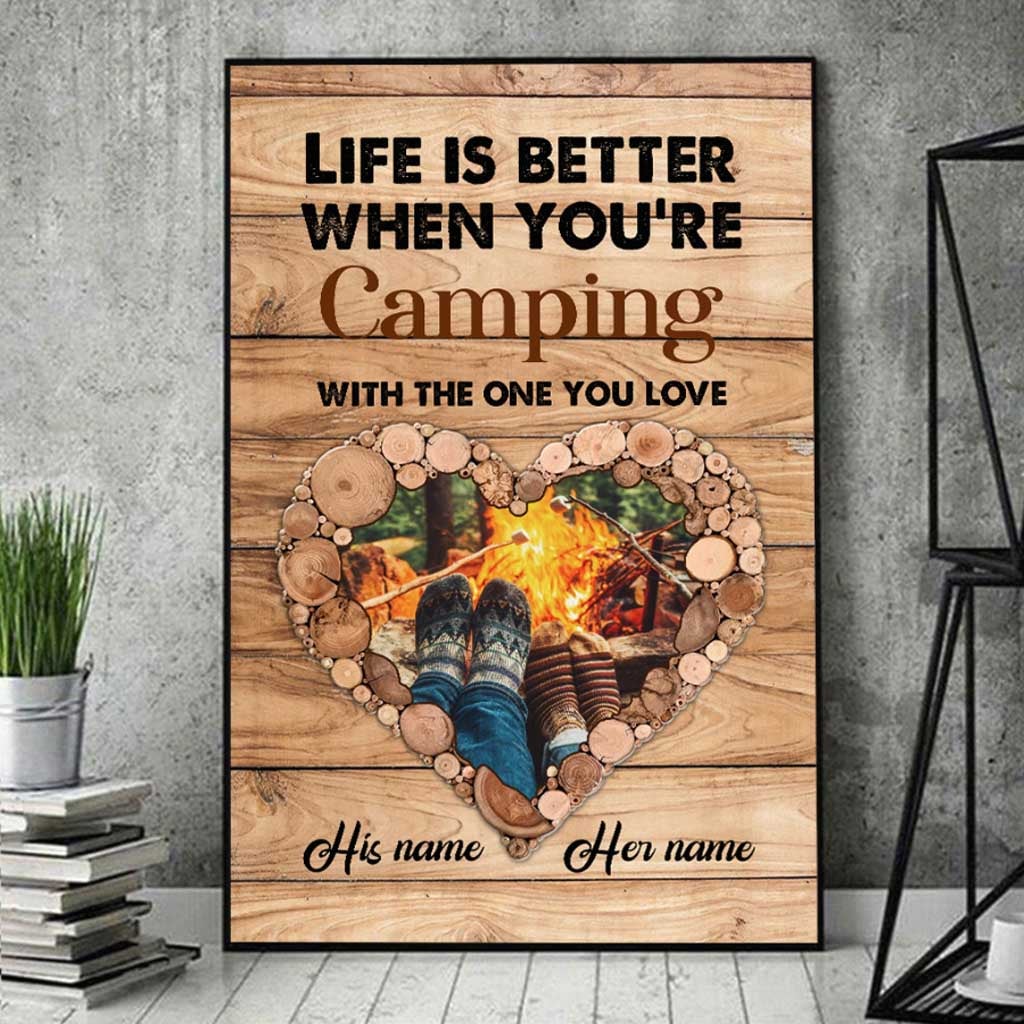 I'll Stick With You Till The End Camping Couple - Personalized Poster