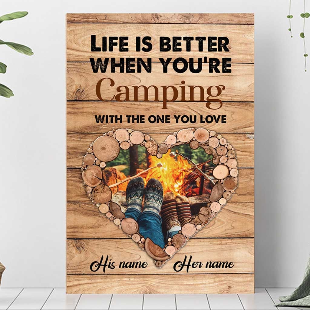I'll Stick With You Till The End Camping Couple - Personalized Poster