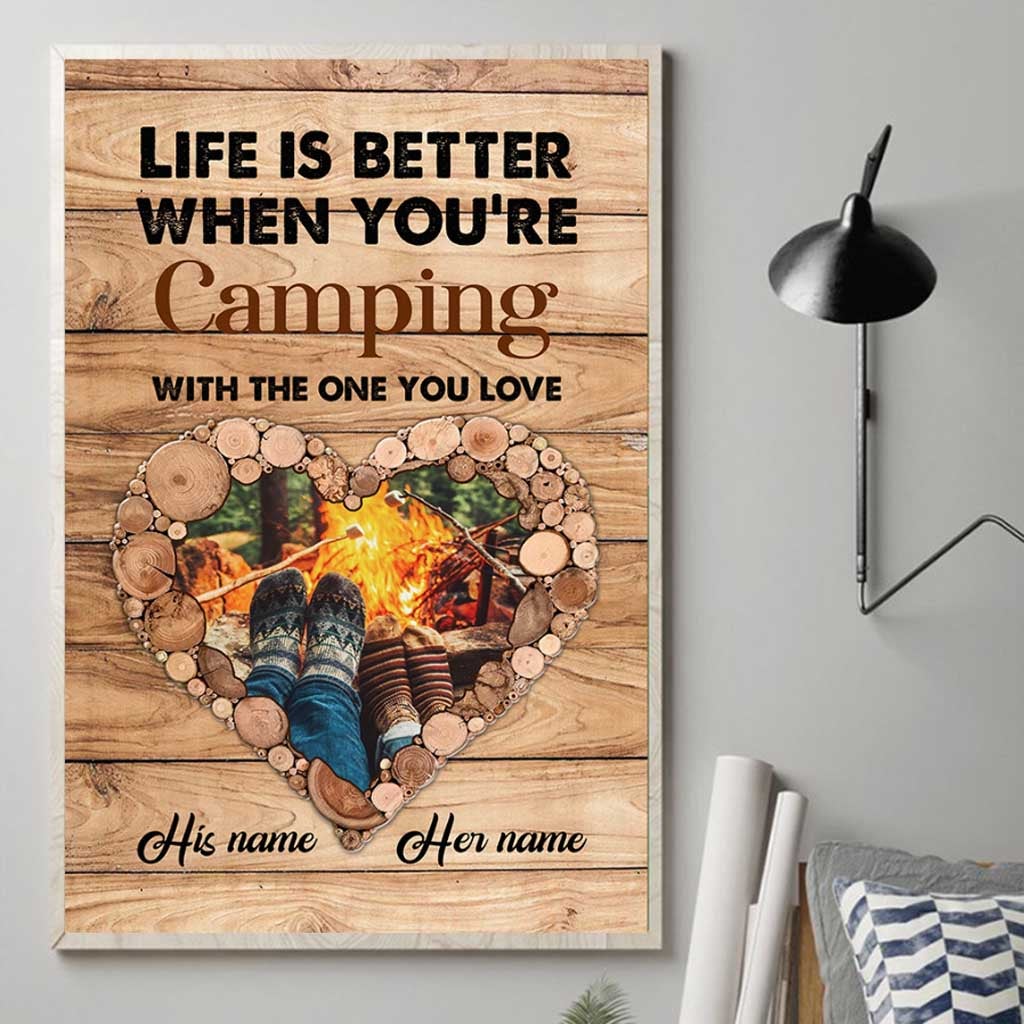 I'll Stick With You Till The End Camping Couple - Personalized Poster