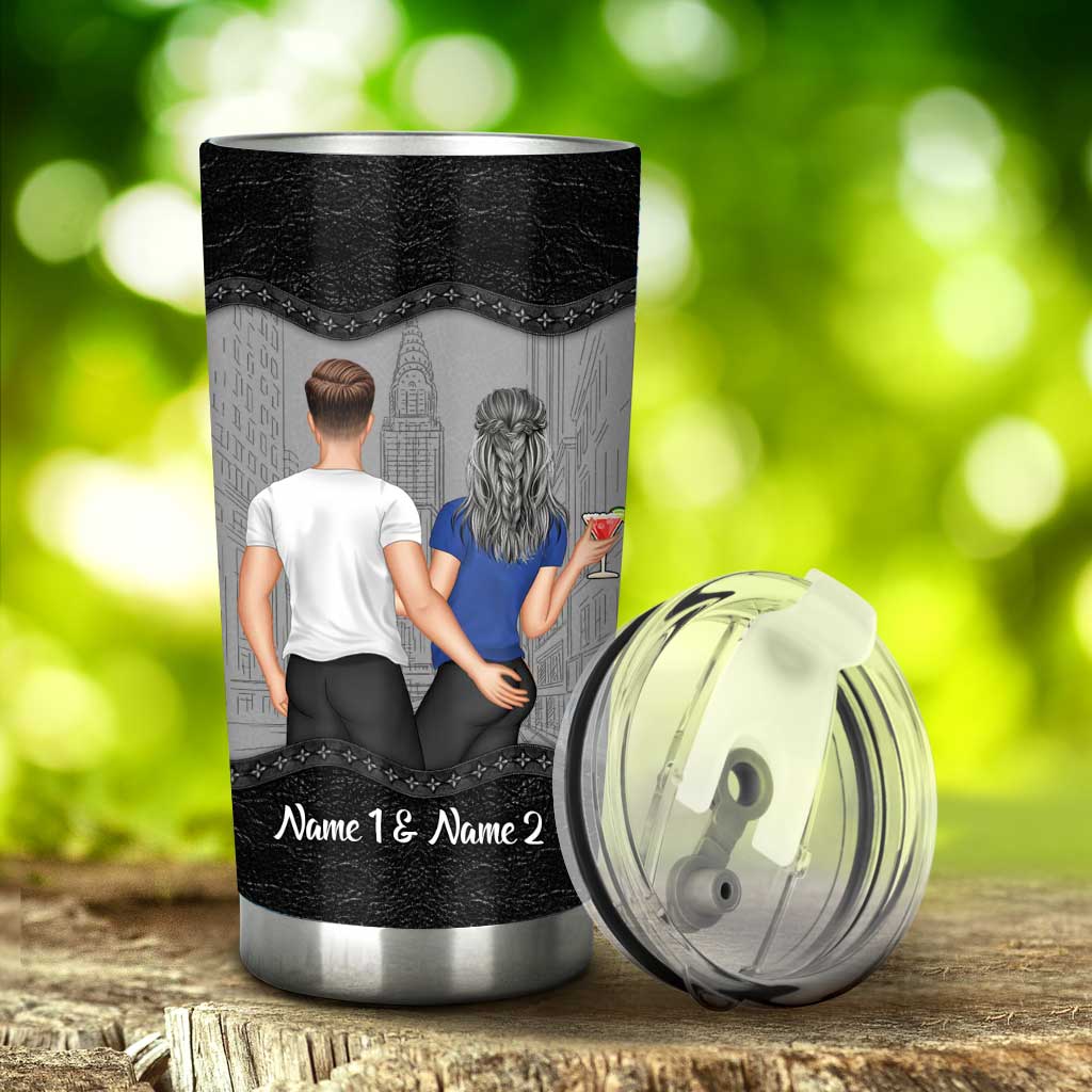 I Love You For Your Personality - Personalized Couple Tumbler
