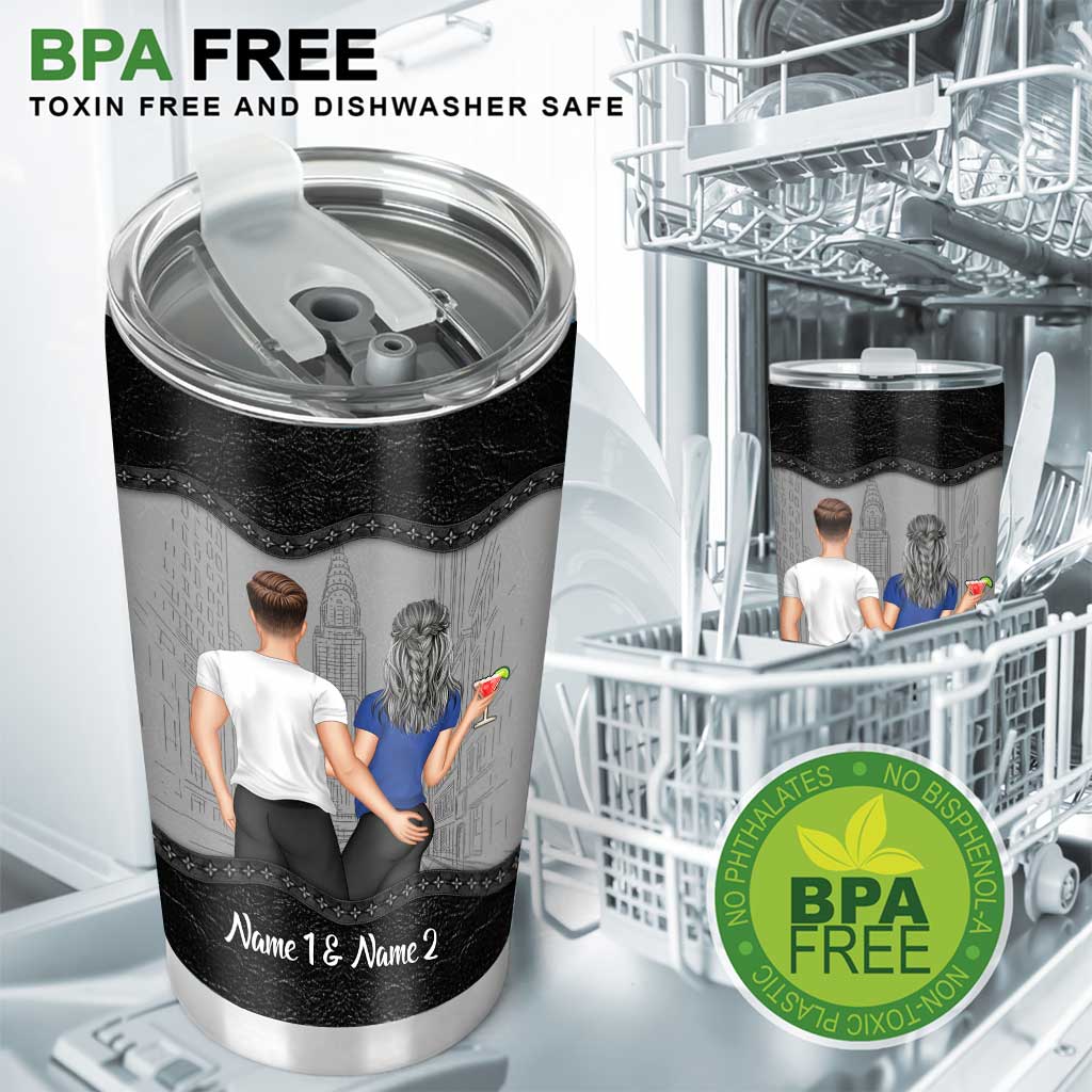 I Love You For Your Personality - Personalized Couple Tumbler