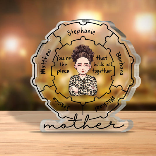 Mom Qualities - Personalized Mother's Day Mother Custom Shaped Acrylic Plaque