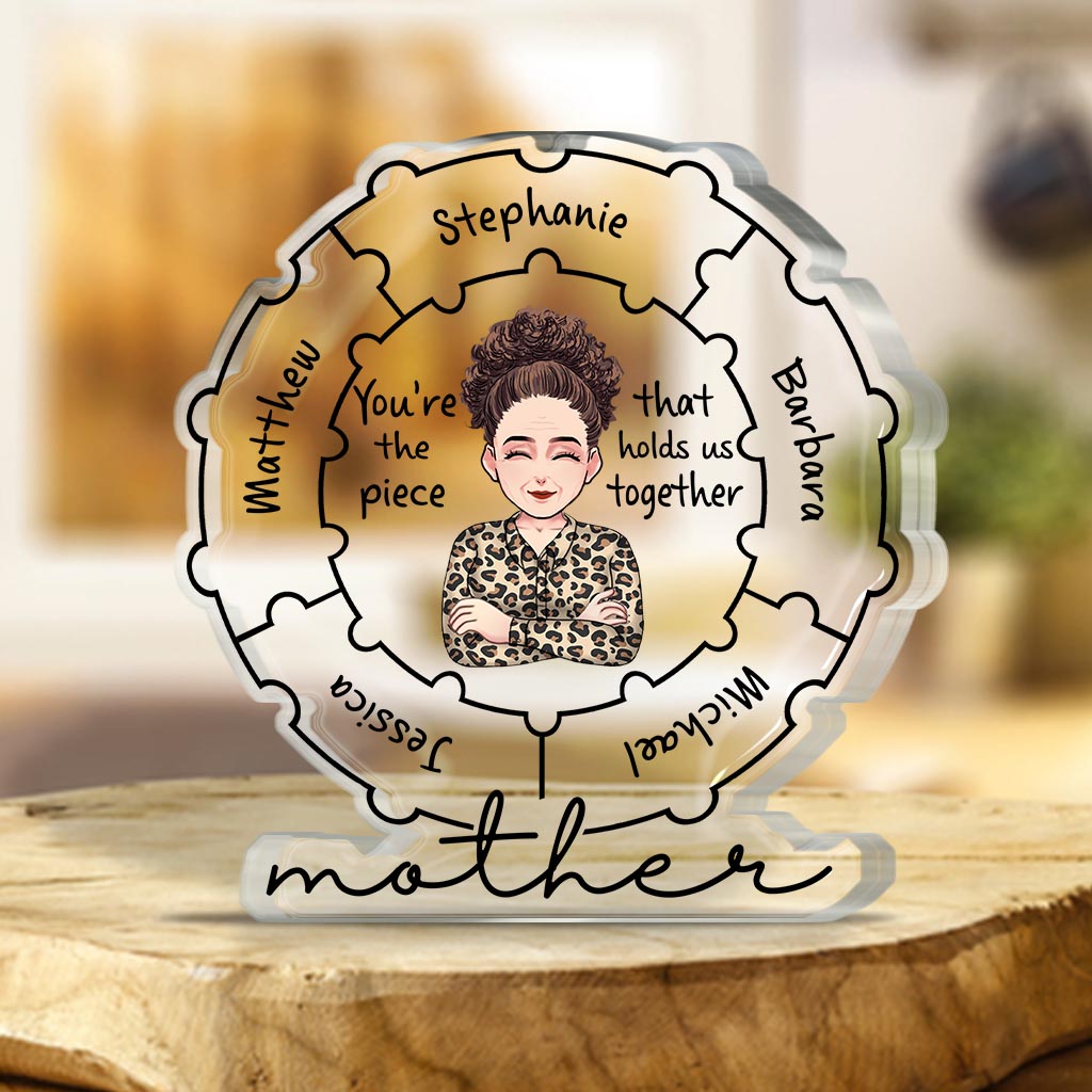 Mom Qualities - Personalized Mother's Day Mother Custom Shaped Acrylic Plaque