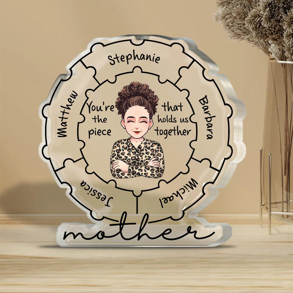 Mom Qualities - Personalized Mother's Day Mother Custom Shaped Acrylic Plaque