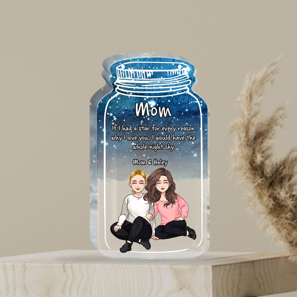If I Had A Star - Personalized Mother's Day Mother Custom Shaped Acrylic Plaque