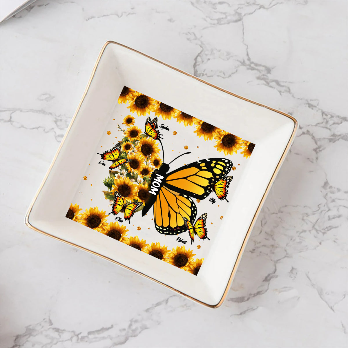 We Love You - Personalized Mother's Day Mother Jewelry Dish