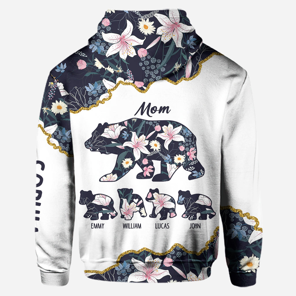 Mama Bear - Personalized Mother's Day Mother Hoodie and Leggings