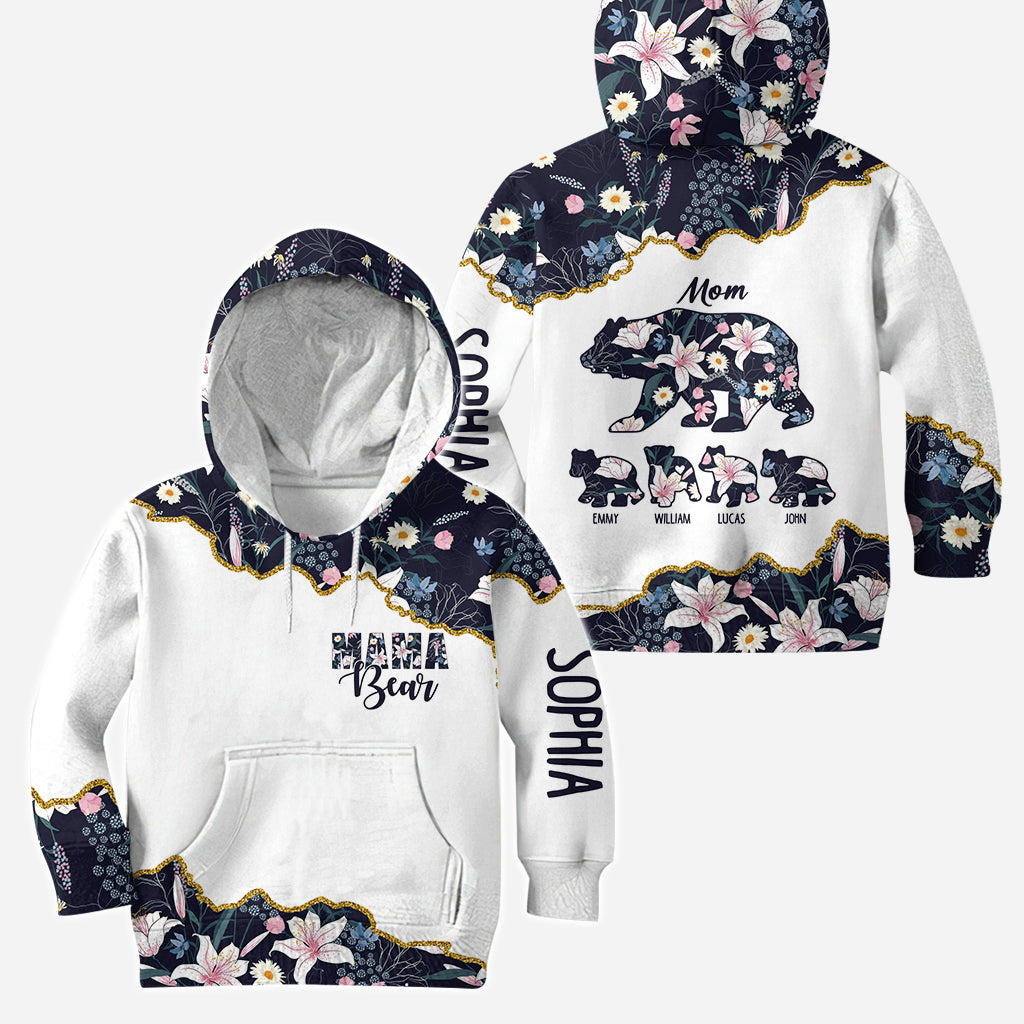 Mama Bear - Personalized Mother's Day Mother Hoodie and Leggings