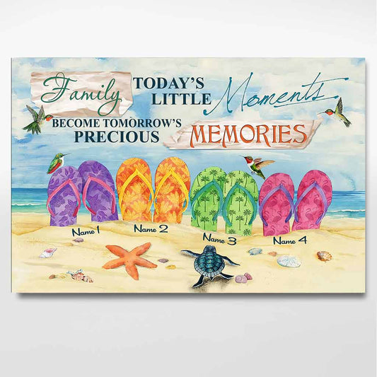 Family Today's Little Moment - Sea Lover Personalized Poster