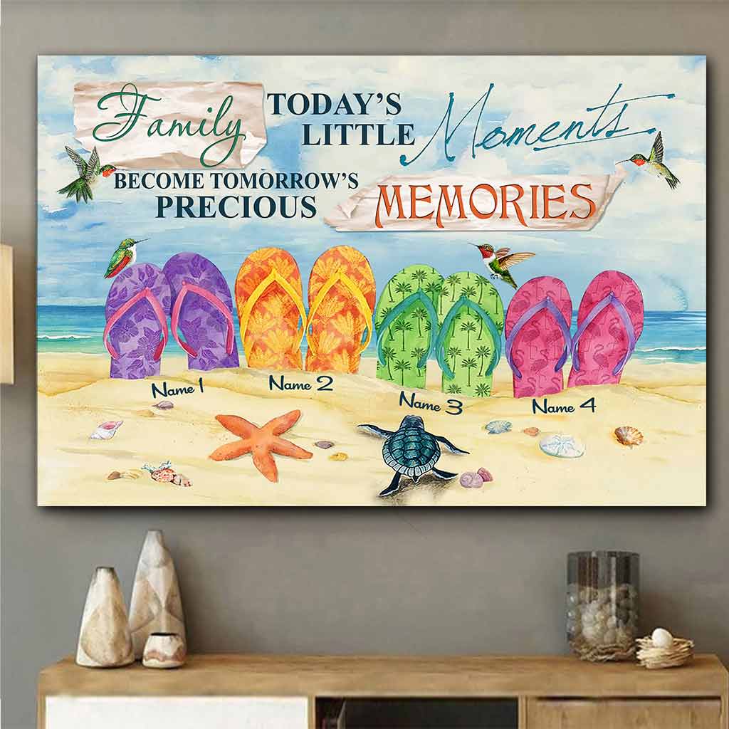 Family Today's Little Moment - Sea Lover Personalized Poster