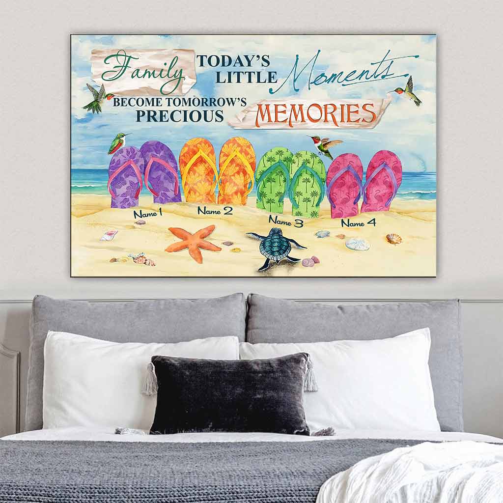 Family Today's Little Moment - Sea Lover Personalized Poster