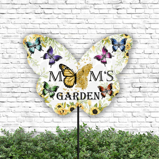 Mom's Garden - Personalized Gardening Metal Garden Art
