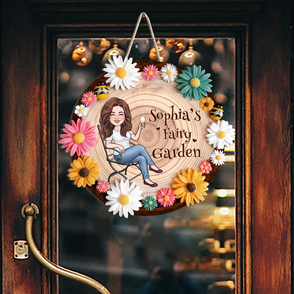 Fairy Garden - Personalized Gardening Wood Sign