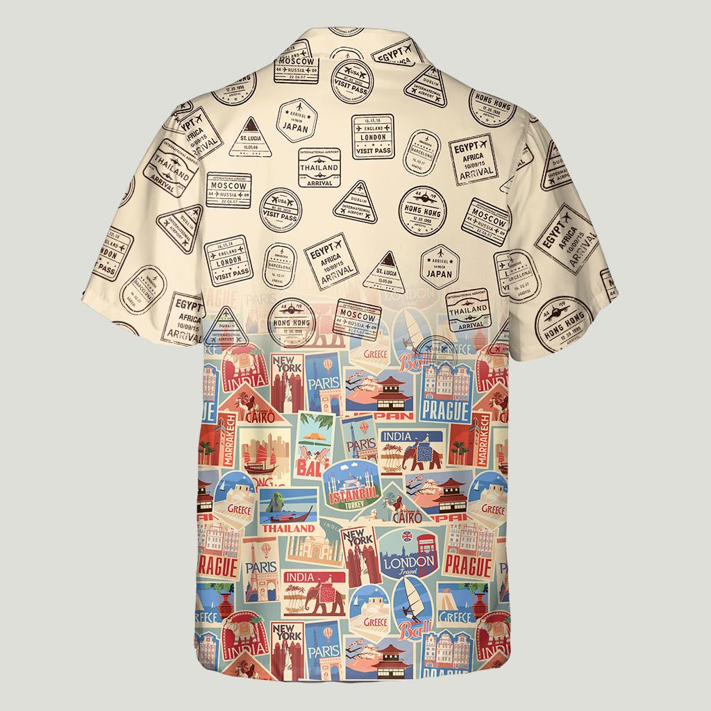 Traveling - Personalized Travelling Hawaiian Shirt
