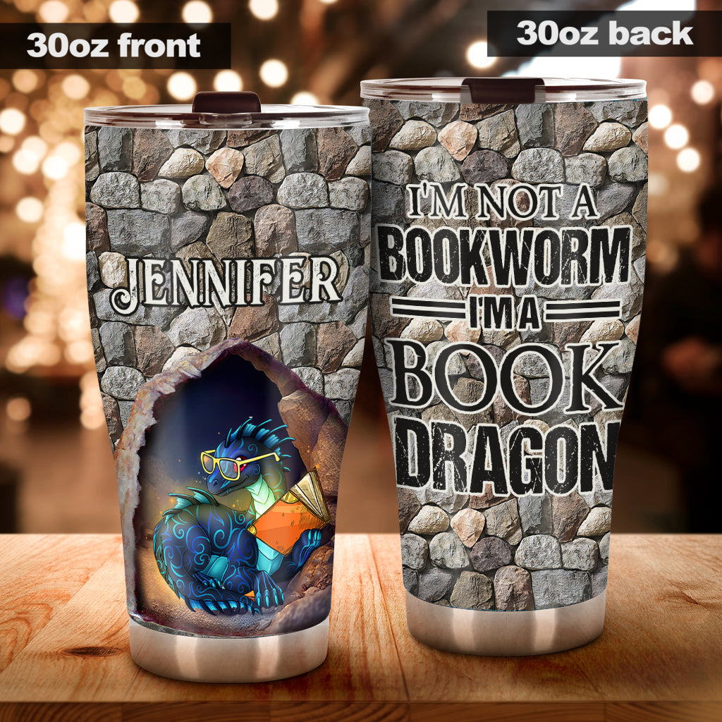 Love Reading Books - Personalized Book Tumbler