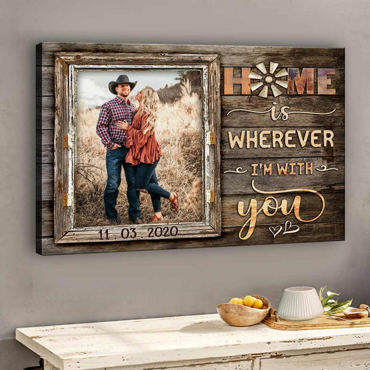 I’m With You - Personalized Couple Canvas And Poster