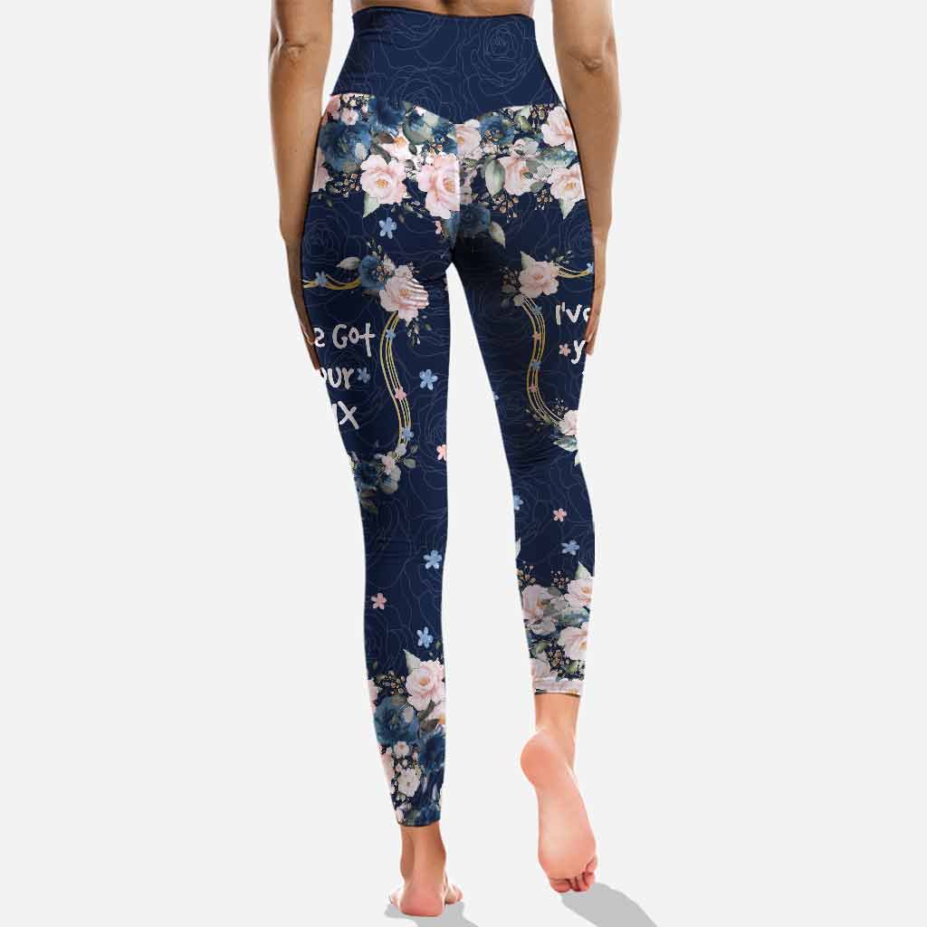 My Favorite Blue Roses - Personalized Police Officer Hoodie and Leggings