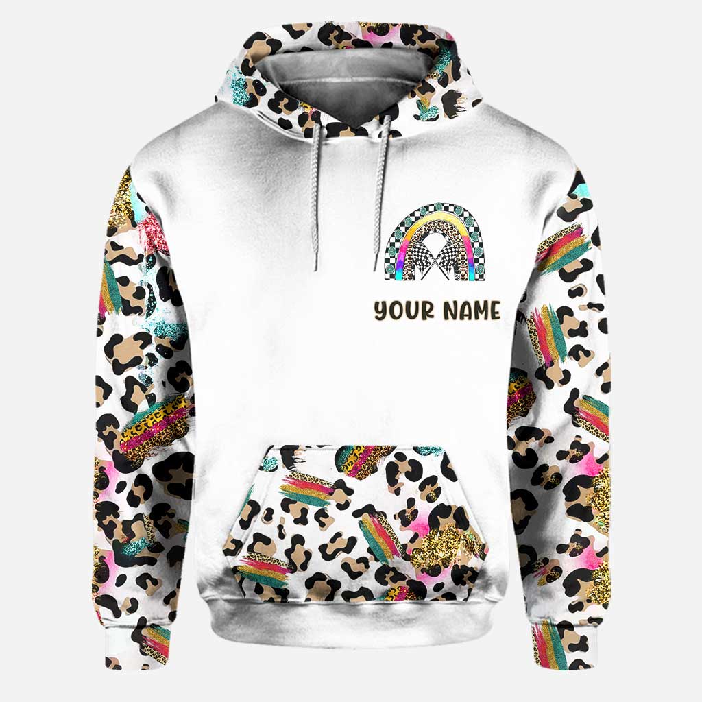 Glitter And Dirt Master Of Both - Personalized Racing Hoodie and Leggings