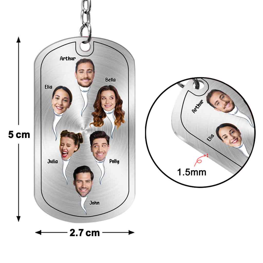 Seems Like Just Yesterday - Personalized Father's Day Father Stainless Steel Keychain