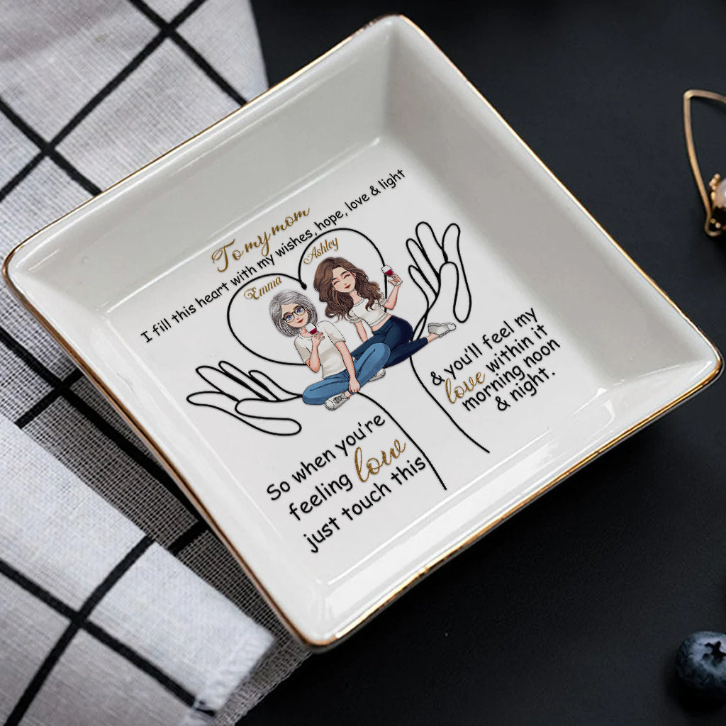 To My Mom - Personalized Mother's Day Mother Jewelry Dish