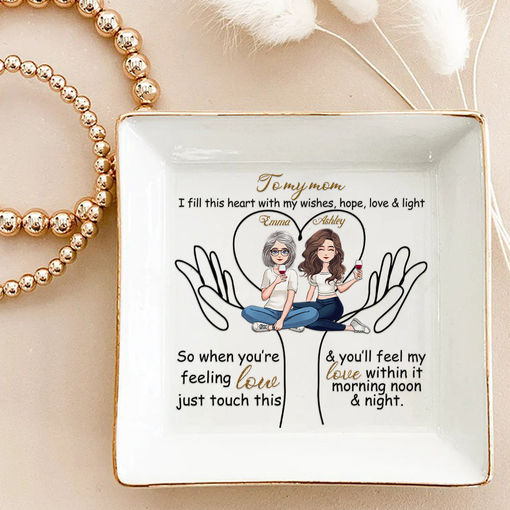 To My Mom - Personalized Mother's Day Mother Jewelry Dish