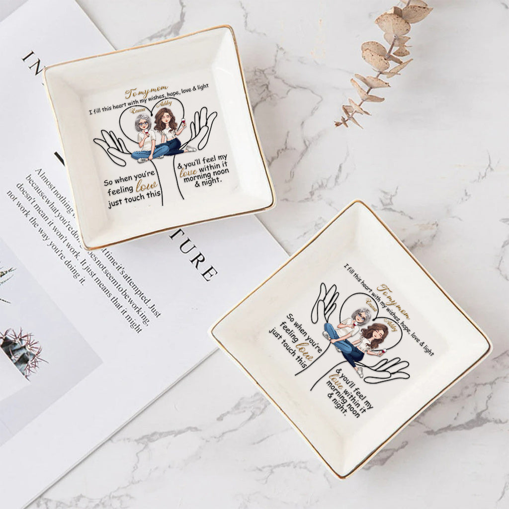To My Mom - Personalized Mother's Day Mother Jewelry Dish