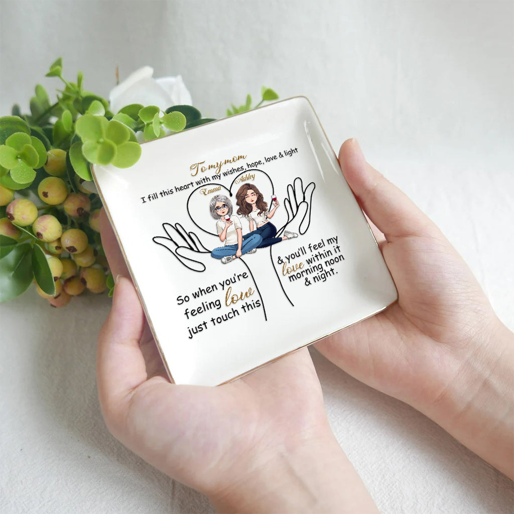 To My Mom - Personalized Mother's Day Mother Jewelry Dish