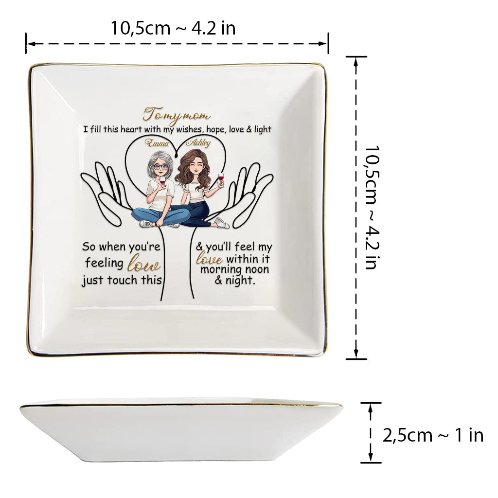 To My Mom - Personalized Mother's Day Mother Jewelry Dish