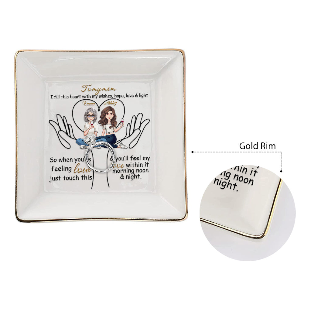 To My Mom - Personalized Mother's Day Mother Jewelry Dish