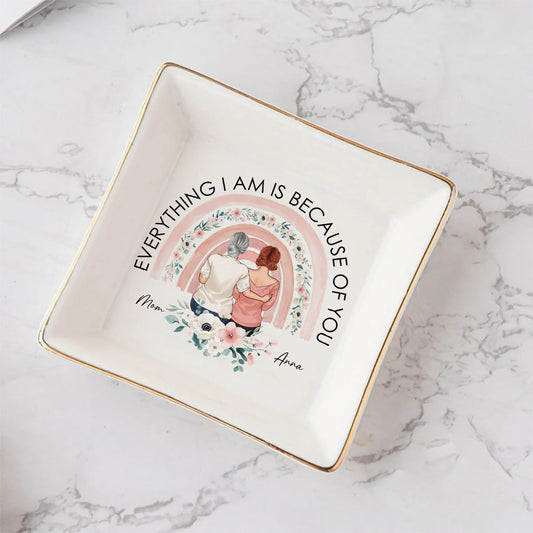 Remember I Love You Mom - Gift for mom, grandma, aunt, sister - Personalized Jewelry Dish