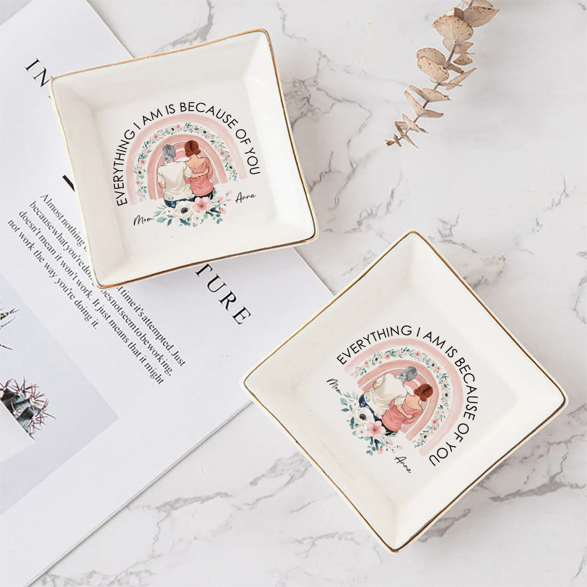 Remember I Love You Mom - Gift for mom, grandma, aunt, sister - Personalized Jewelry Dish