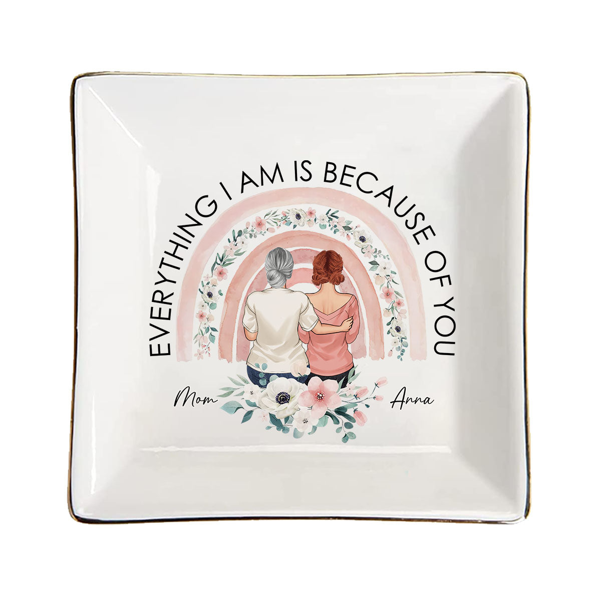 Remember I Love You Mom - Gift for mom, grandma, aunt, sister - Personalized Jewelry Dish